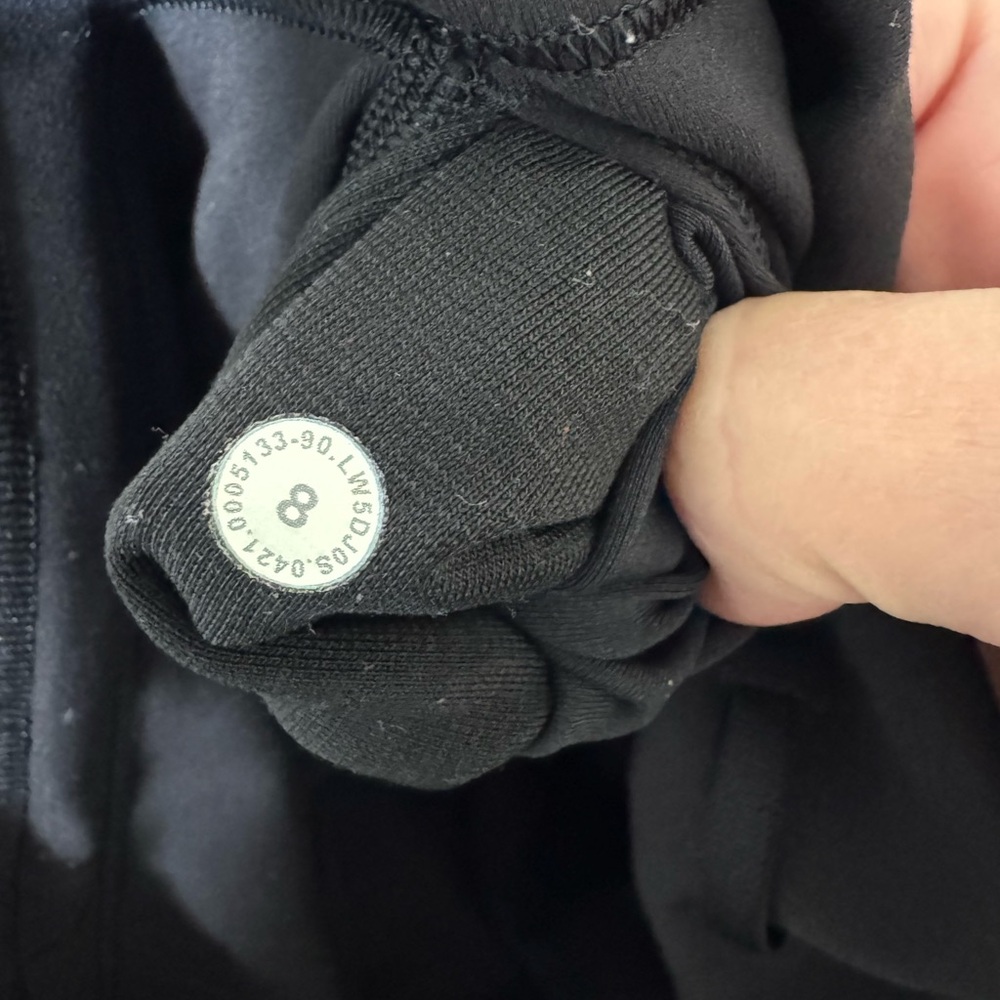 Lululemon size 8 - Black High-Waisted Leggings. - Picture 3 of 3